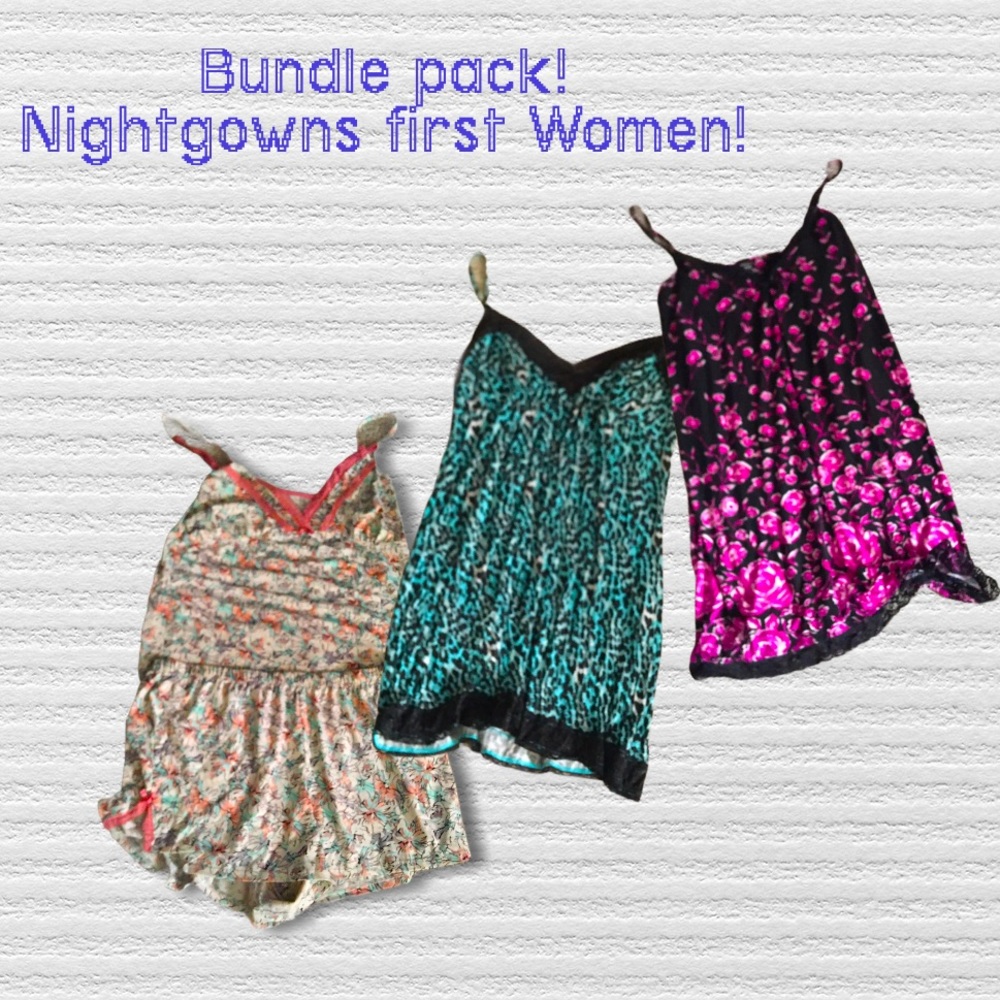 Bundle pack of nightgowns for women!